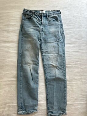 pistola faded light blue straight jeans